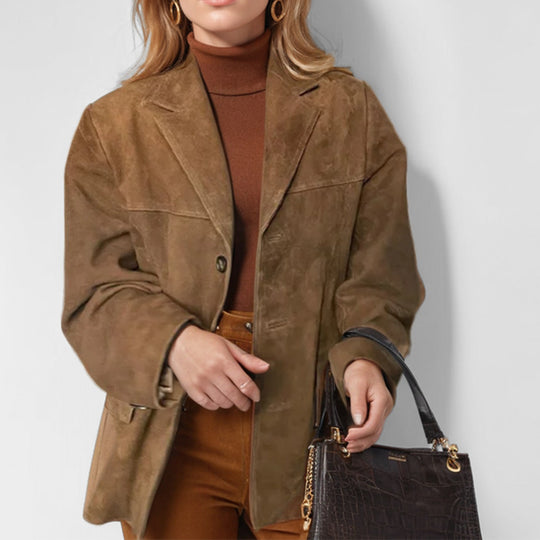 Damen blazer mit strukturiertem Design R&B