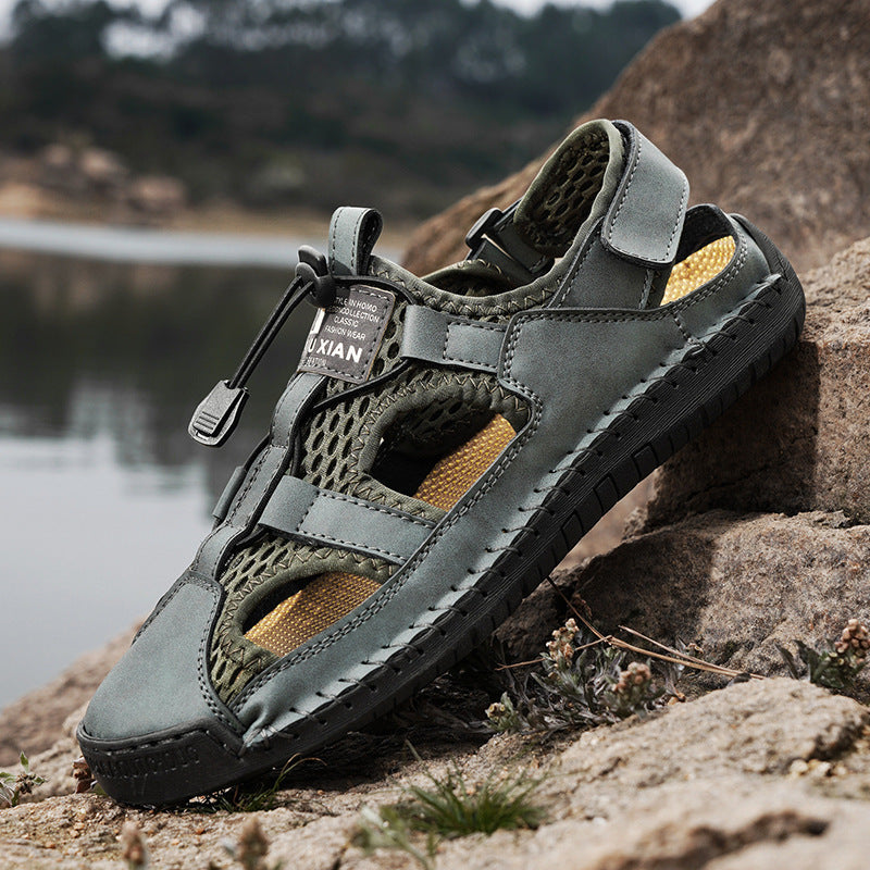 Damen Atmungsaktive Freizeitsandalen mit rutschfester Sohle und verstellbarem Riemen R&B