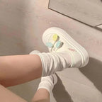 Damen Modische Plateau-Slipper mit verspielter Dekoration R&B