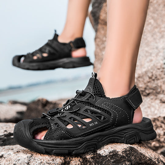 Damen Sportliche Outdoor-Sandalen mit stoßdämpfender Sohle und atmungsaktivem Obermaterial R&B