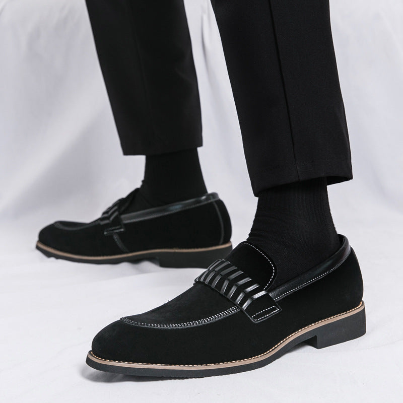 Damen elegante Mokassins mit modischem Riemen R&B