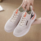 Damen Sportliche Sneakers mit atmungsaktivem Netzdesign und dämpfender Laufsohle R&B