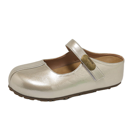Damen modische Clogs mit elegantem Riemen und komfortabler Sohle R&B