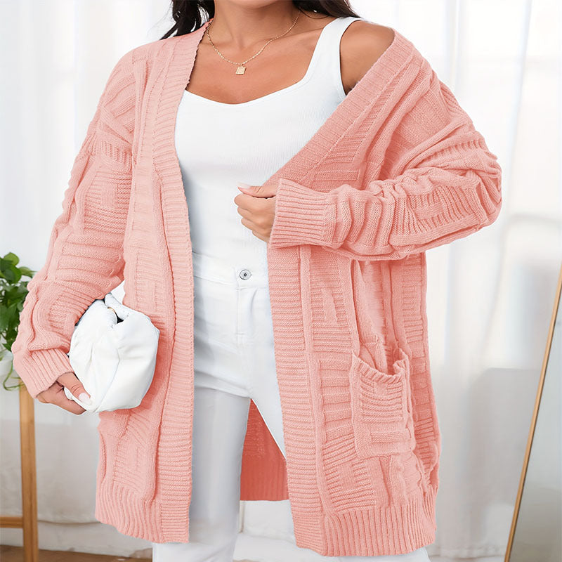 Damen lässiger Strickcardigan R&B