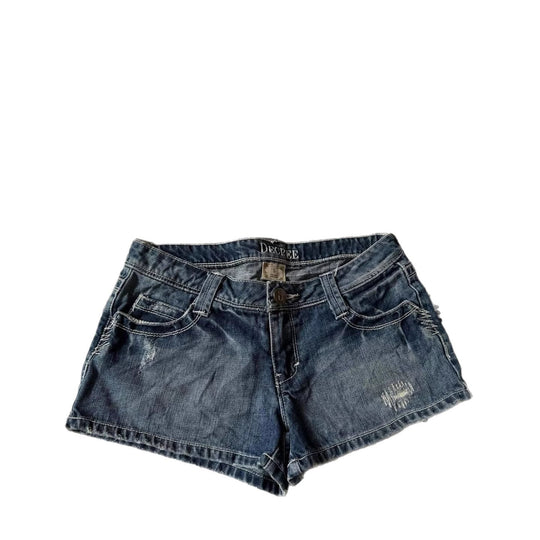 Damen Denim-Shorts mit distressed Details R&B