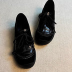 Damen modische Schnürschuhe mit flexibler Sohle und eleganter Verarbeitungsweise R&B
