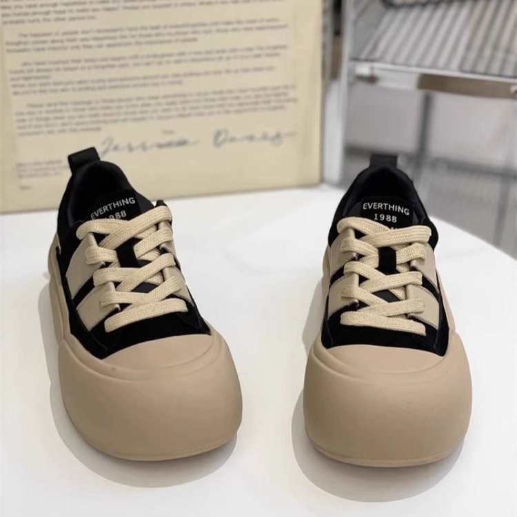 Damen Sneaker mit hoher Profilsohle und atmungsaktiver Obermaterialstruktur R&B