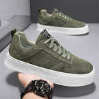 Damen modische Sneakers aus hochwertigem Wildleder mit atmungsaktivem Innenfutter R&B