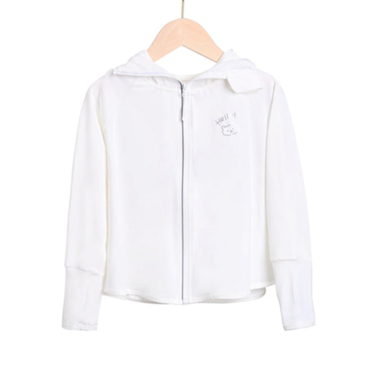 Damen atmungsaktive UV-Schutzjacke mit Kapuze R&B