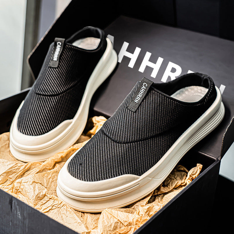 Damen Slip-On Sneakers mit atmungsaktivem Obermaterial und rutschfester Sohle