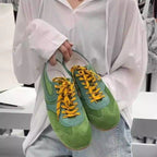 Damen Sneaker aus hochwertigem Wildleder mit trendigem Design und robustem Sohlenprofil R&B