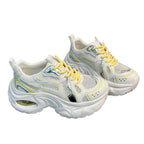 Damen Sportliche Chunky Sneakers mit atmungsaktiver Netzstruktur und dämpfendem Sohlenprofil R&B