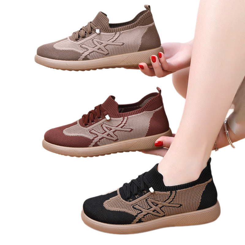 Damen Freizeit Sneaker mit elastischem Einschlupf R&B
