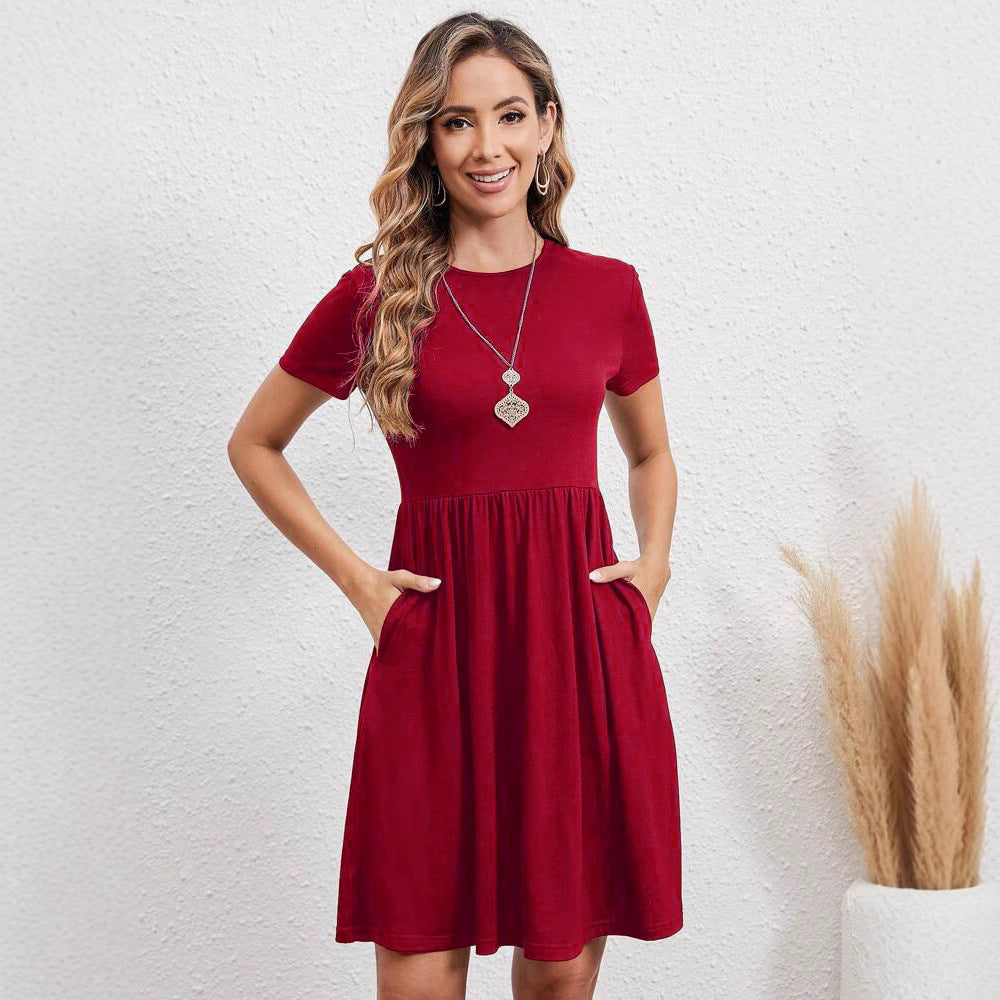 Damen Freizeitkleid mit praktischen Seitentaschen und lockerer Passform R&B