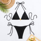 Damen Triangel-Bikini mit funkelnden Details R&B