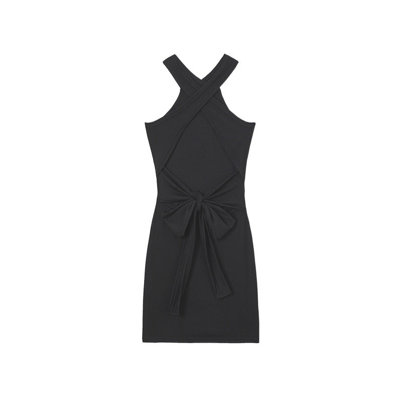 Damen Knotendetail Bodycon Kleid R&B