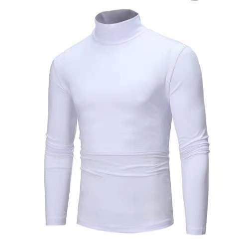Herren Rollkragenpullover aus elastischem Material mit eng anliegendem Schnitt