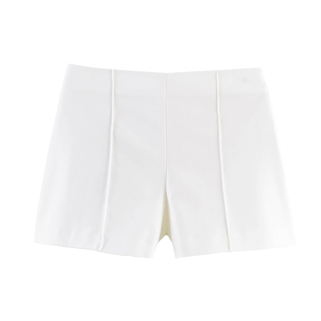 Damen elegante Shorts mit modernen Plissee-Details R&B