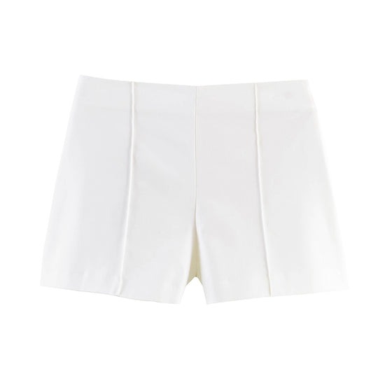 Damen elegante Shorts mit modernen Plissee-Details R&B