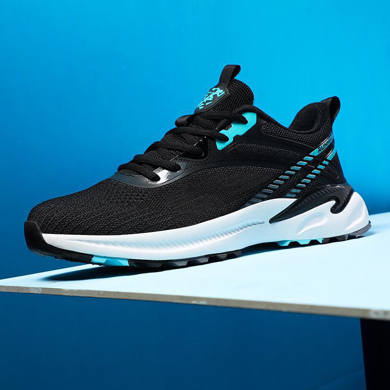 Damen Laufschuhe mit atmungsaktiver Mesh-Konstruktion und stoßdämpfender Sohle R&B