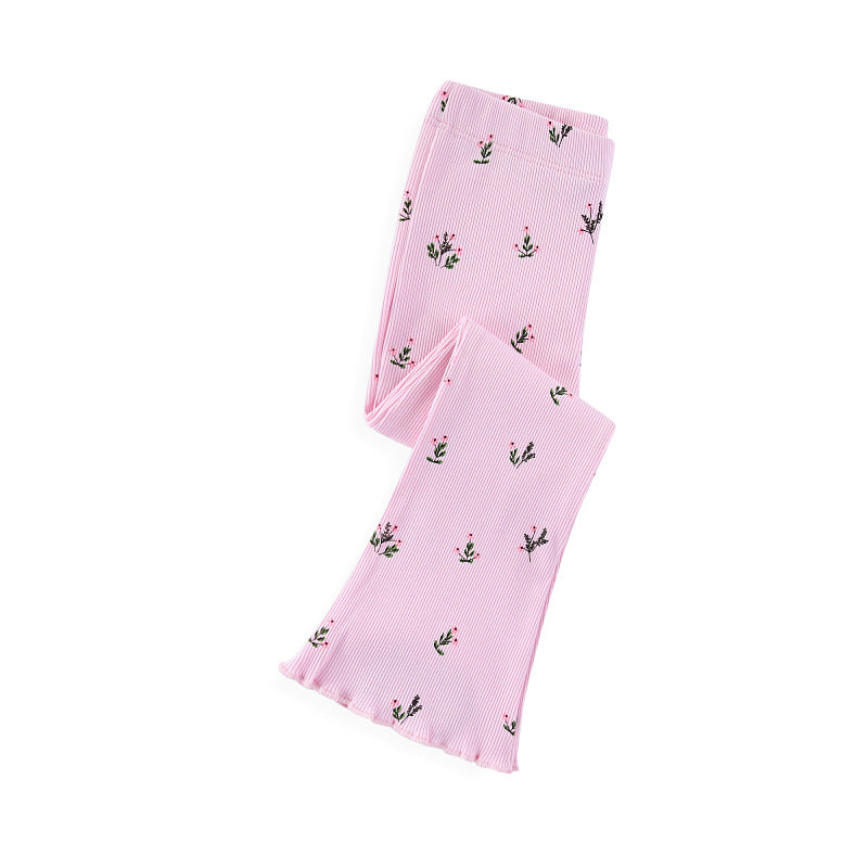 Mädchen Schlagleggings mit floralem Muster R&B