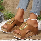 Damen Komfortable Clogs mit elegantem Schmuckdetail R&B