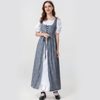 Damen Trachtenkleid mit romantischen Rüschendetails und bezaubernder Schnürung R&B