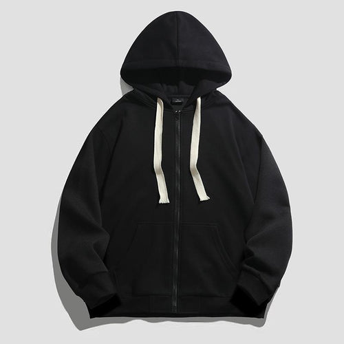 Damen warme Kapuzenjacke mit durchgehendem Reißverschluss und großzügigen Taschen R&B