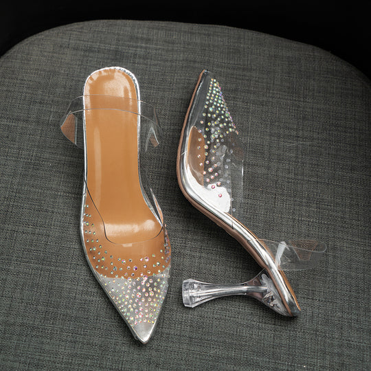 Damen Glitzernde Slingback Pumps R&B