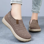 Damen Bequeme Slip-On Sneakers mit luftdurchlässigem Obermaterial