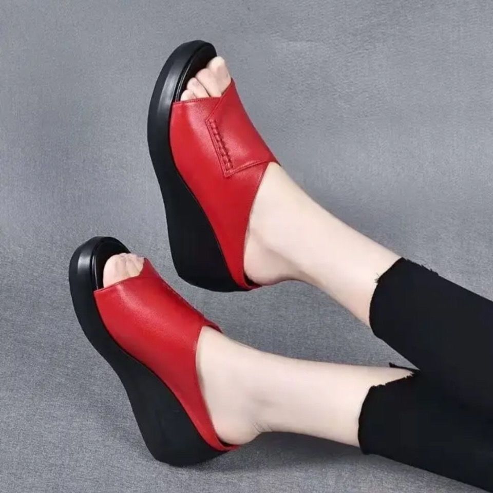 Damen Wedge-Pantoletten mit anatomischer Fußbettgestaltung und elegantem Obermaterial R&B