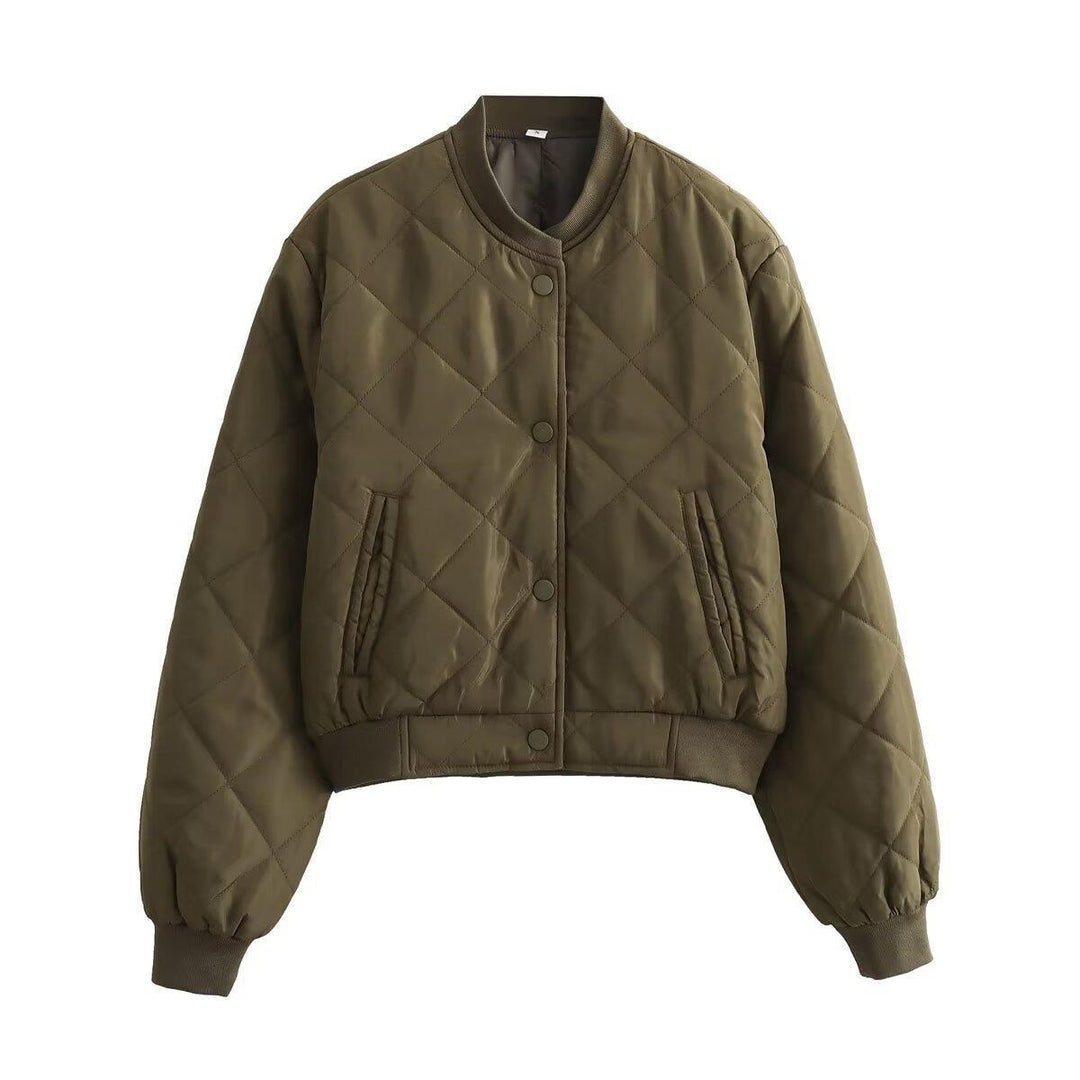 Damen gesteppte Übergangsjacke mit komfortablem Schnitt und praktischen Taschen R&B