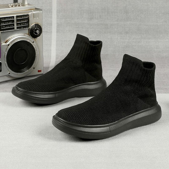 Damen Sockensneaker mit atmungsaktivem Strickdesign und rutschfester Sohle R&B
