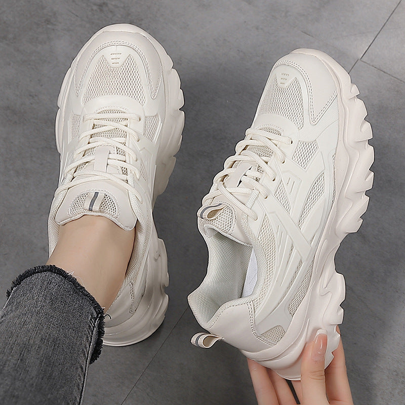 Damen Sportliche Sneakers mit atmungsaktivem Mesh-Obermaterial und stoßdämpfender Sohle