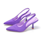 Damen Slingback-Pumps mit elegantem spitzem Design und modischem Absatz R&B