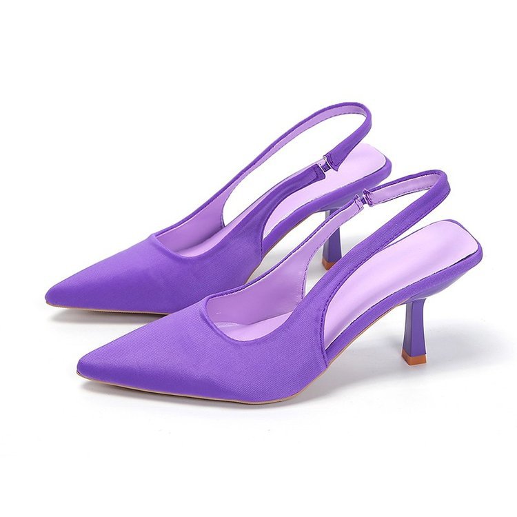 Damen Slingback-Pumps mit elegantem spitzem Design und modischem Absatz R&B