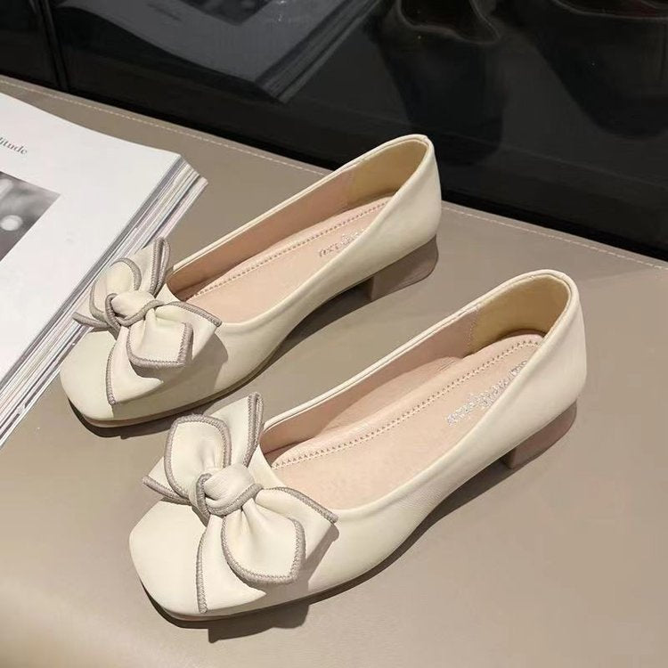 Damen Ballerinas mit dekorativem Schleifen-Design und hochwertigem Kunstleder R&B