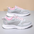 Damen Sportliche Laufschuhe mit atmungsaktiver Mesh-Oberfläche und dämpfender Sohle R&B