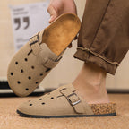 Damen Komfortable Clogs mit verstellbarem Riemen und atmungsaktiver Oberflächenstruktur