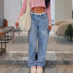 Damen lockere Jeans R&B