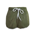 Damen Sportliche Shorts mit elastischem Bund und Kordelzug R&B