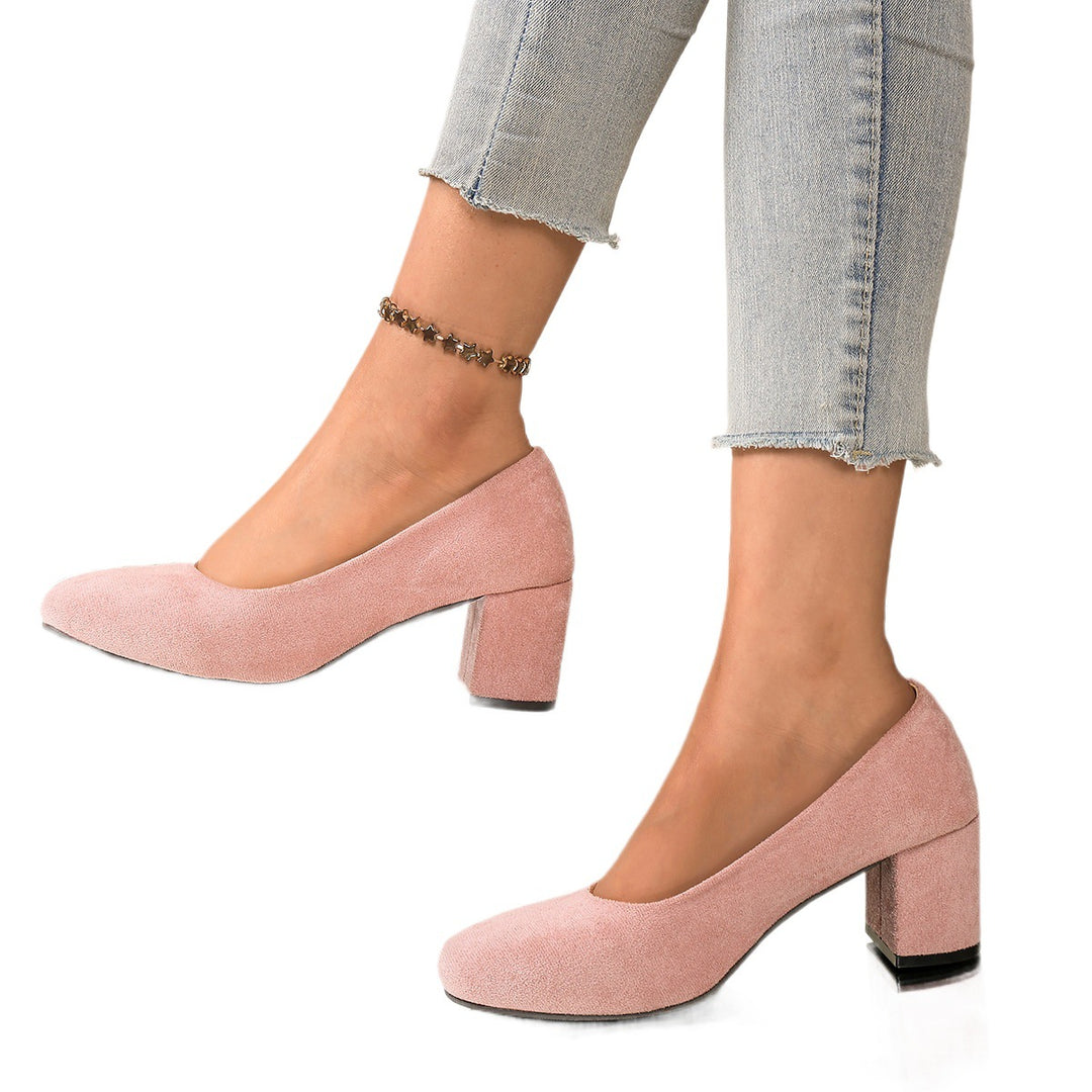 Damen Elegante und bequeme Pumps mit Blockabsatz R&B