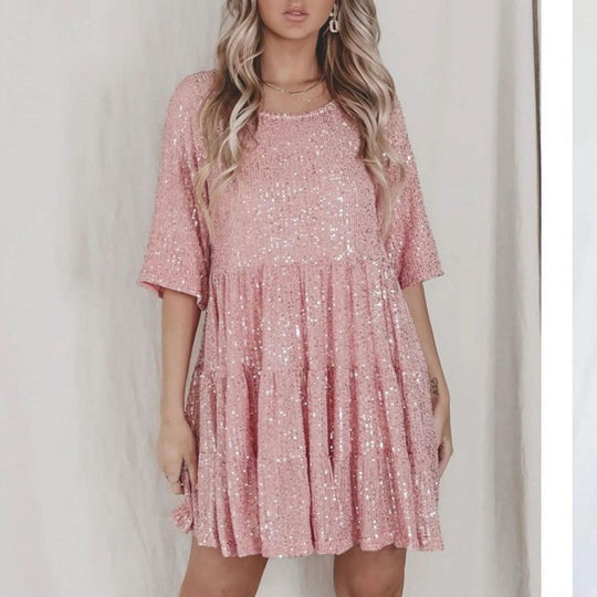 Damen Glitzerndes Partykleid R&B