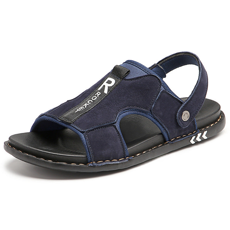 Herren Komfortable und stylische Freizeitsandalen mit verstellbarem Riemen R&B