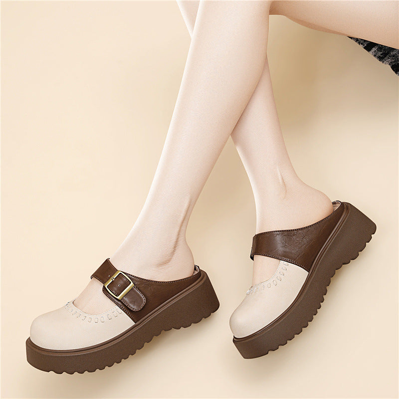 Damen Elegante und komfortable Mokkassins mit verstellbarem Riemen R&B