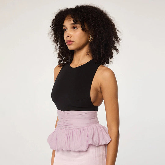 Damen Trendiges Rüschen-Top mit figurformendem Design R&B