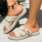 Damen Komfortable und stylische Clogs aus feinem Kunstleder mit ergonomischem Fußbett R&B