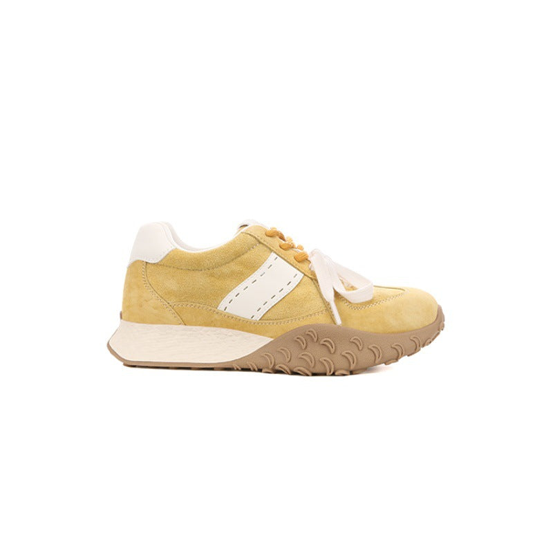 Damen Sportliche Sneakers mit hochwertigem Wildleder und dämpfender Sohle R&B