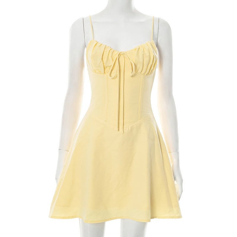Damen Sommerkleid mit Rüschen-Detail und verspieltem Schnitt R&B