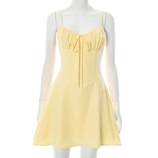 Damen Sommerkleid mit Rüschen-Detail und verspieltem Schnitt R&B